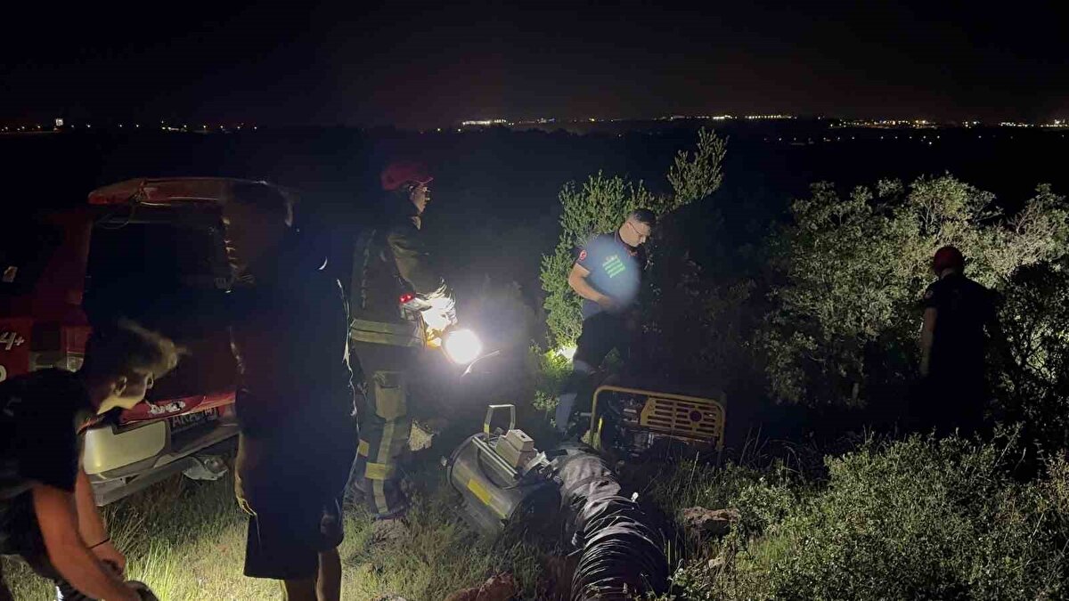 İddiaya göre ormanda yaklaşık 10 metre derinliğinde kuyu kazan Temel Sever ile Veysel Eroğlu baygınlık geçirdi.