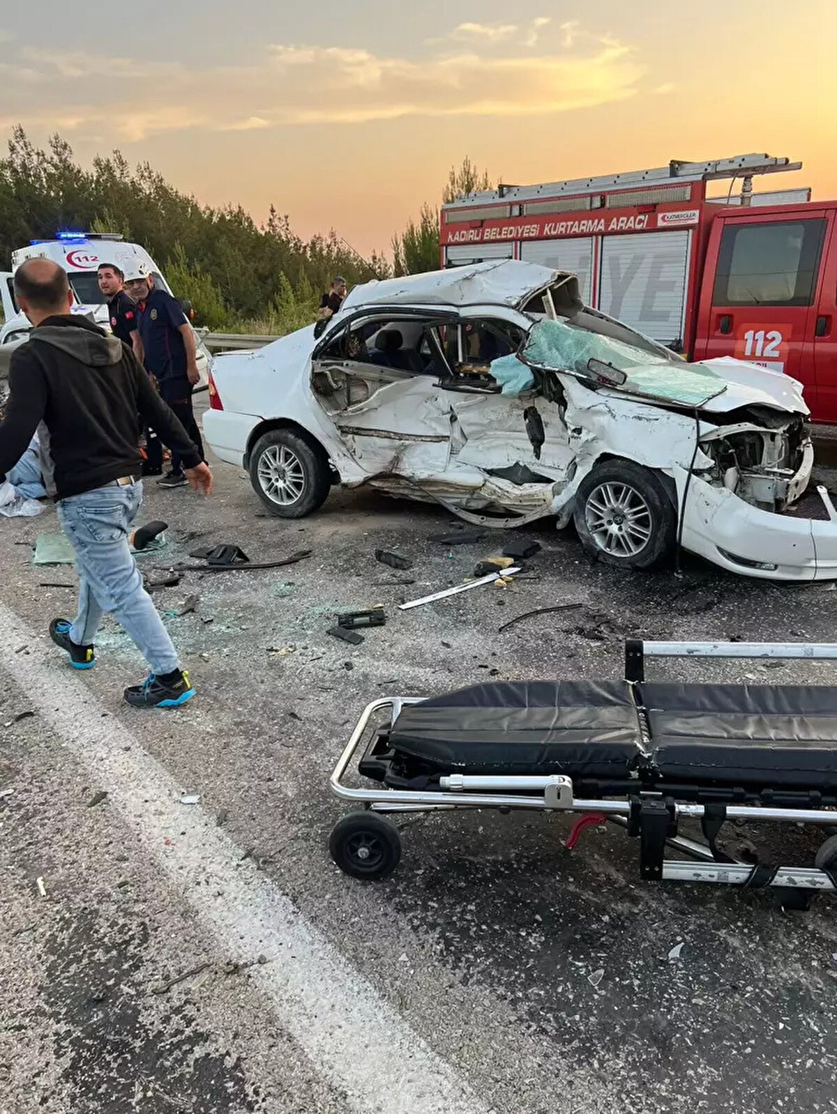 Kaza, saat 19.30 sıralarında Kadirli- Andırın kara yolu Yenigün köyü yakınlarında meydana geldi.