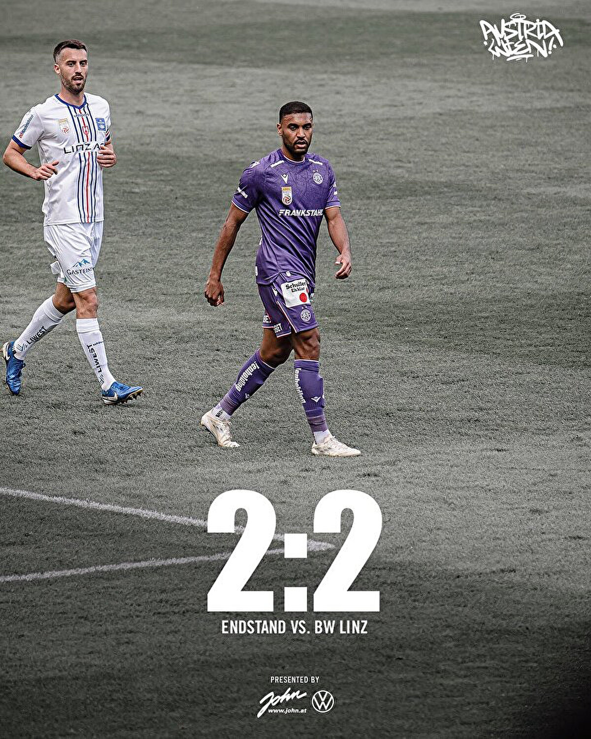 Ancak Wien 90+2'de yediği golle sahadan 1 puanla ayrıldı ve ikincilik fırsatını kaçırarak Şampiyonlar Ligi potasının dışında kaldı.<br>