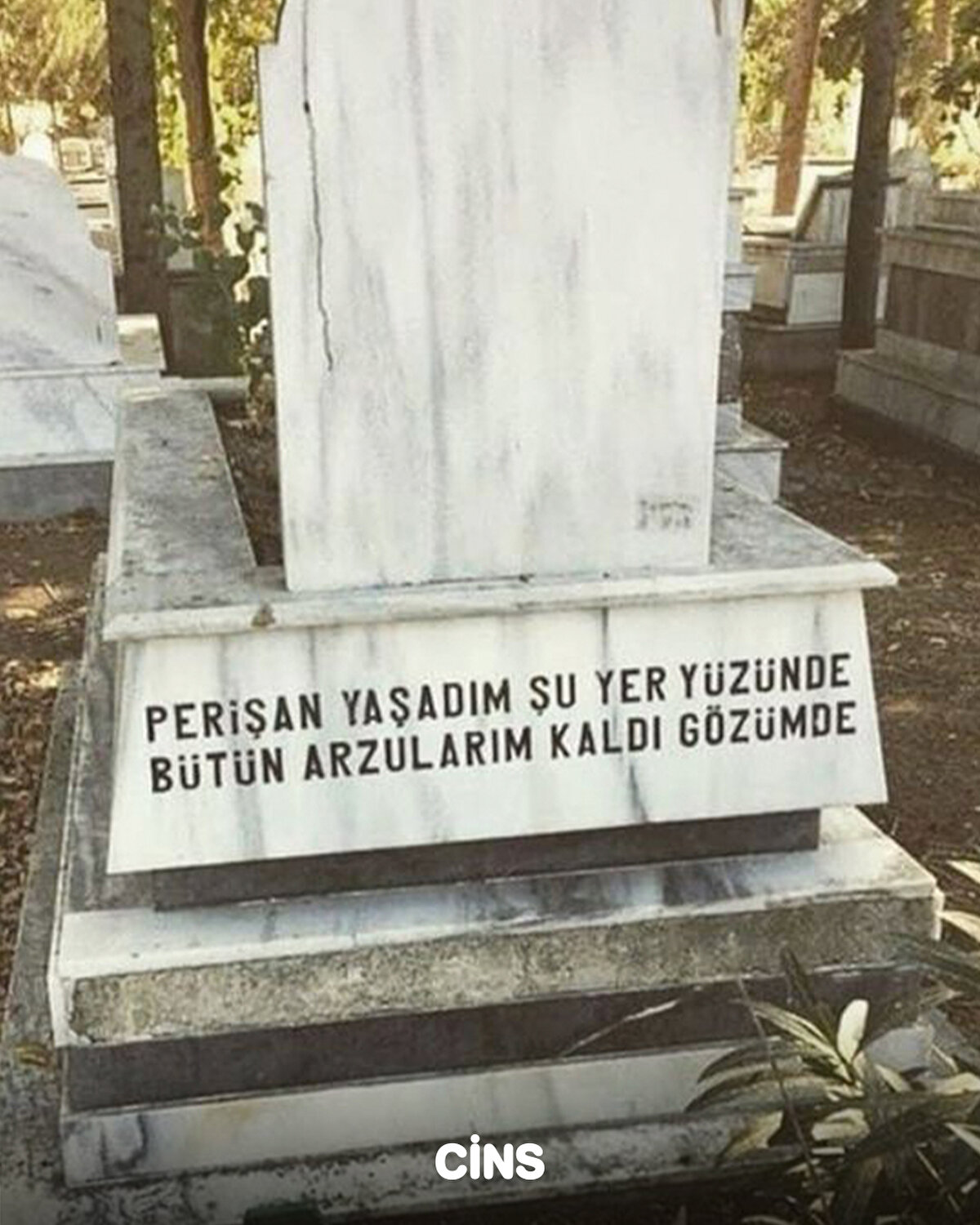 Perişan yaşadım şu yeryüzünde. Bütün arzularım kaldı gözümde 