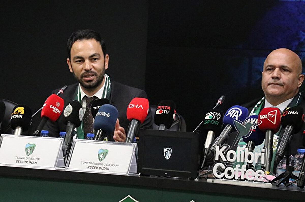 Teknik direktör Selçuk İnan da Kocaelispor'un hedefleri olan büyük bir camia olduğunu, gelmesindeki en büyük sebebin de bu olduğunu söyledi.<br>