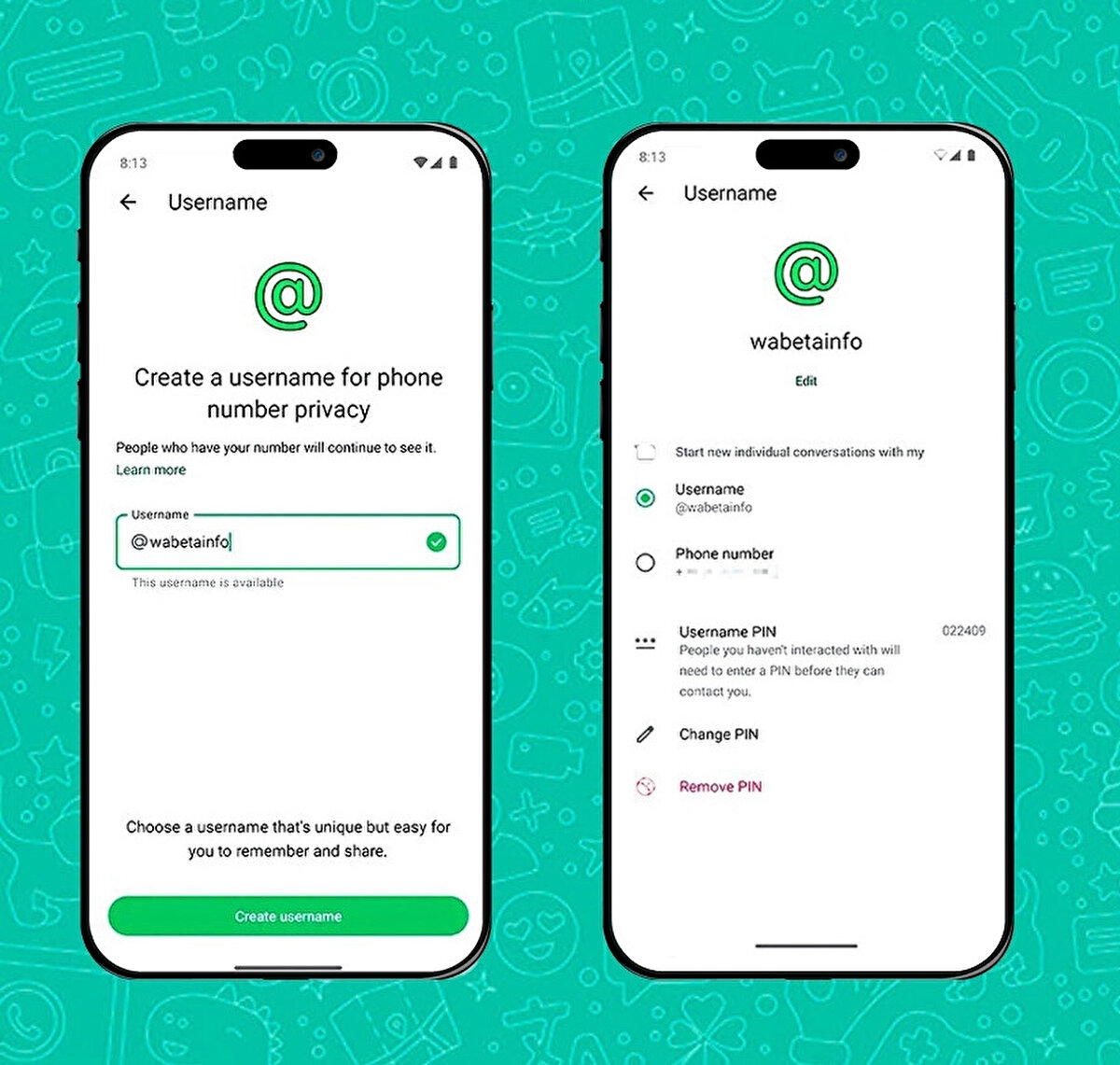 YENİ ÖZELLİK GELİYOR<br><br>WhatsApp, uzun zamandır beklenen ve birçok kullanıcı tarafından talep edilen bir özelliği test etmeye başladı: ‘kullanıcı adları’. Bu özellik sayesinde kullanıcılar, telefon numaralarını paylaşmadan başkalarıyla bağlantı kurabilecek.