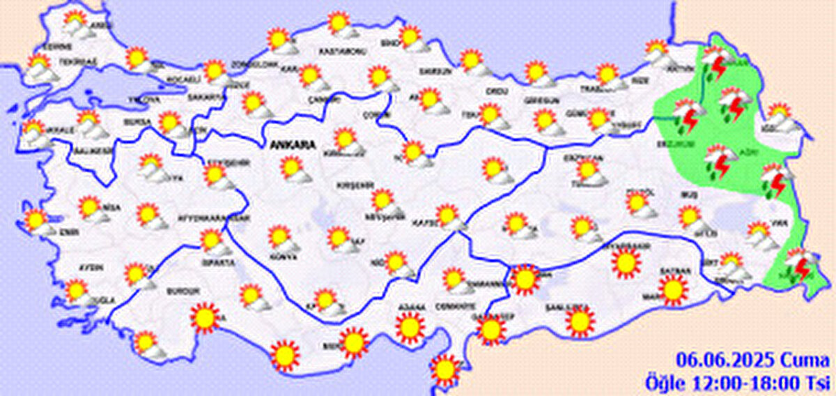 Hava sıcaklıklarının ülke genelinde 2 ila 4 derece artması bekleniyor.