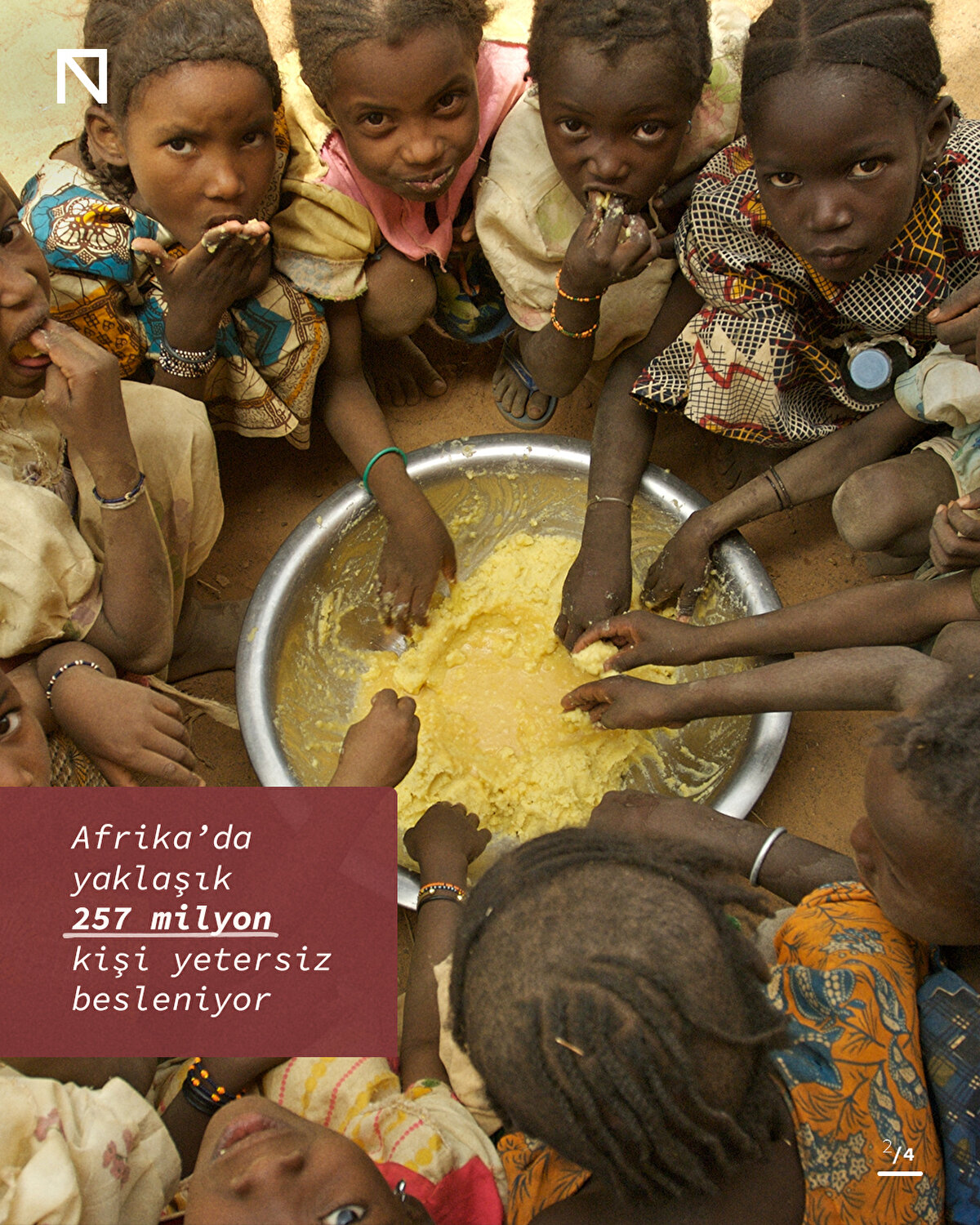 Afrika’da yaklaşık 257 milyon kişi yetersiz besleniyor