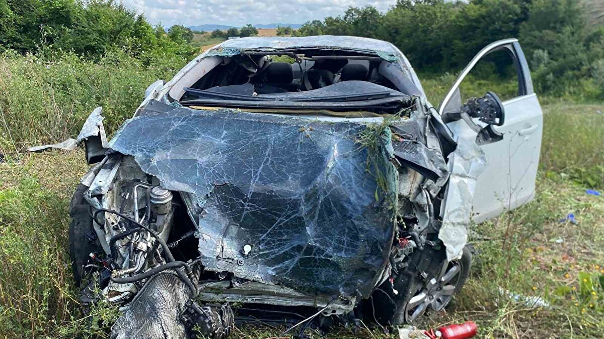 Kaza nedeniyle bölgede ulaşım bir süre kontrollü olarak sağlandı.