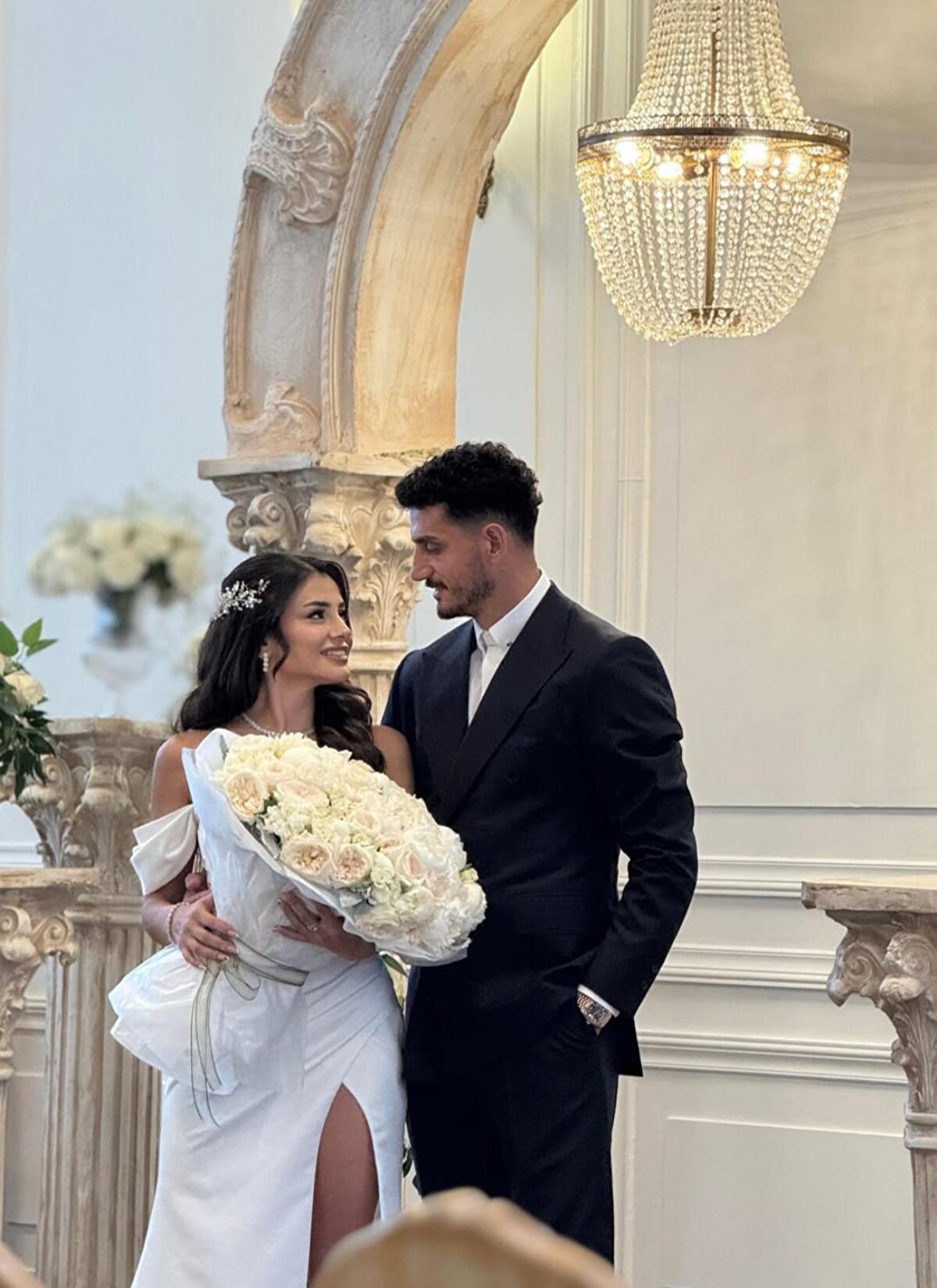 İşte nişandan ilk kareler: