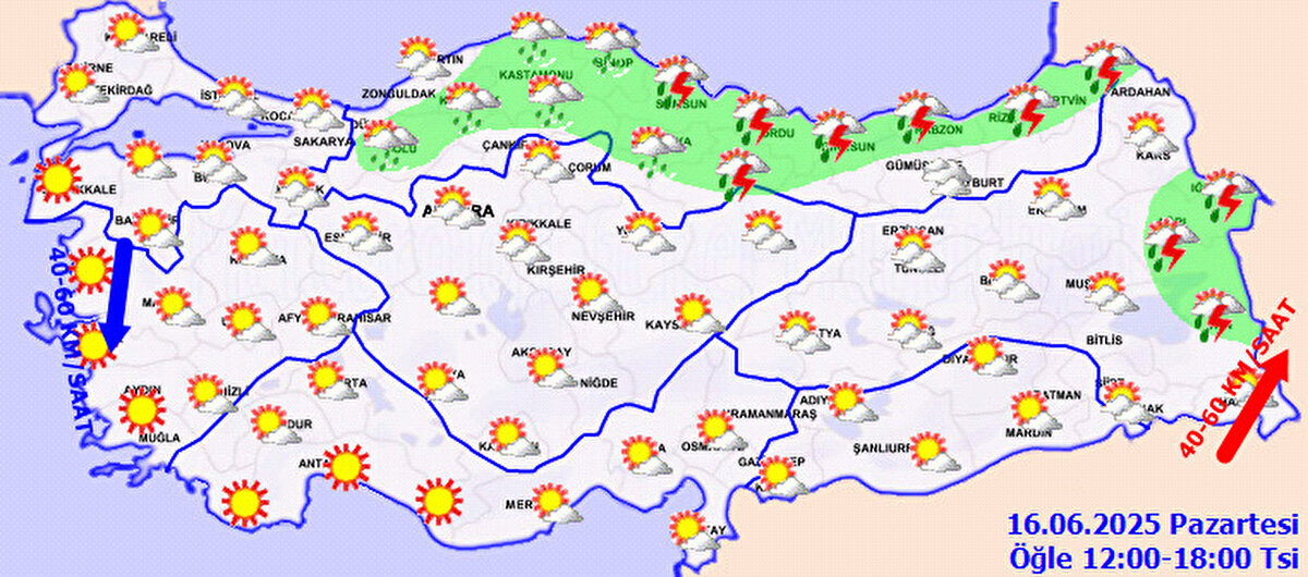 Hava sıcaklıkları<br><br>Hava sıcaklığının, yurdun kuzey kesimlerinde mevsim normallerinin altında, diğer yerlerde mevsim normalleri civarında seyretmesi bekleniyor.