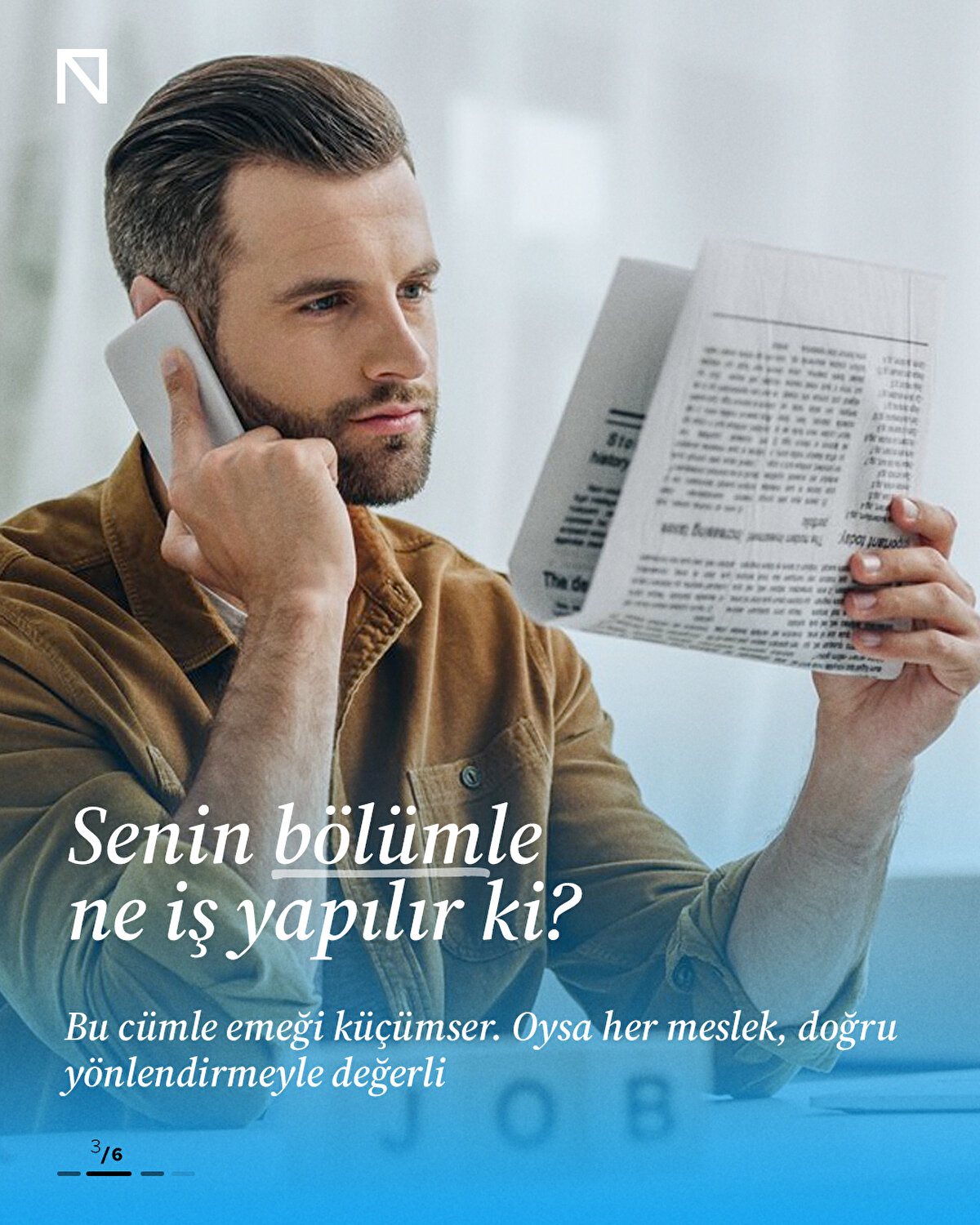 Bu cümle emeği küçümser. Oysa her meslek, doğru yönlendirmeyle değerli