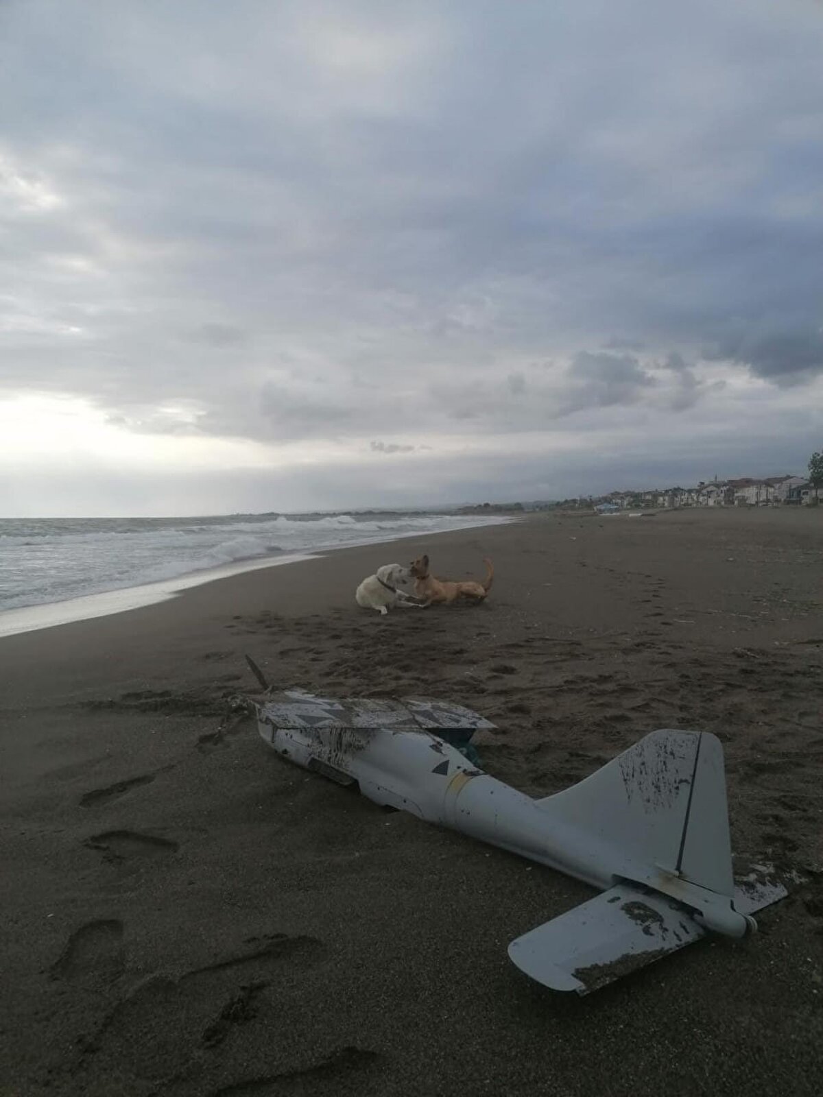 Bölgeye gelen ekipler, yerde bulunan insansız hava aracını muhafaza altına aldı. Emniyet ekiplerince teslim alınan İHA, daha sonra Sakarya Sahil Güvenlik Karakol Komutanlığı’na teslim edildi.