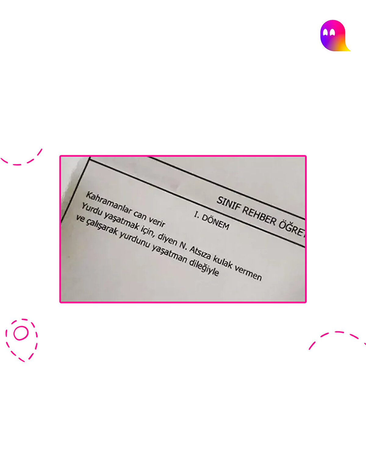 Gelmiş geçmiş en iyi karne yazıları