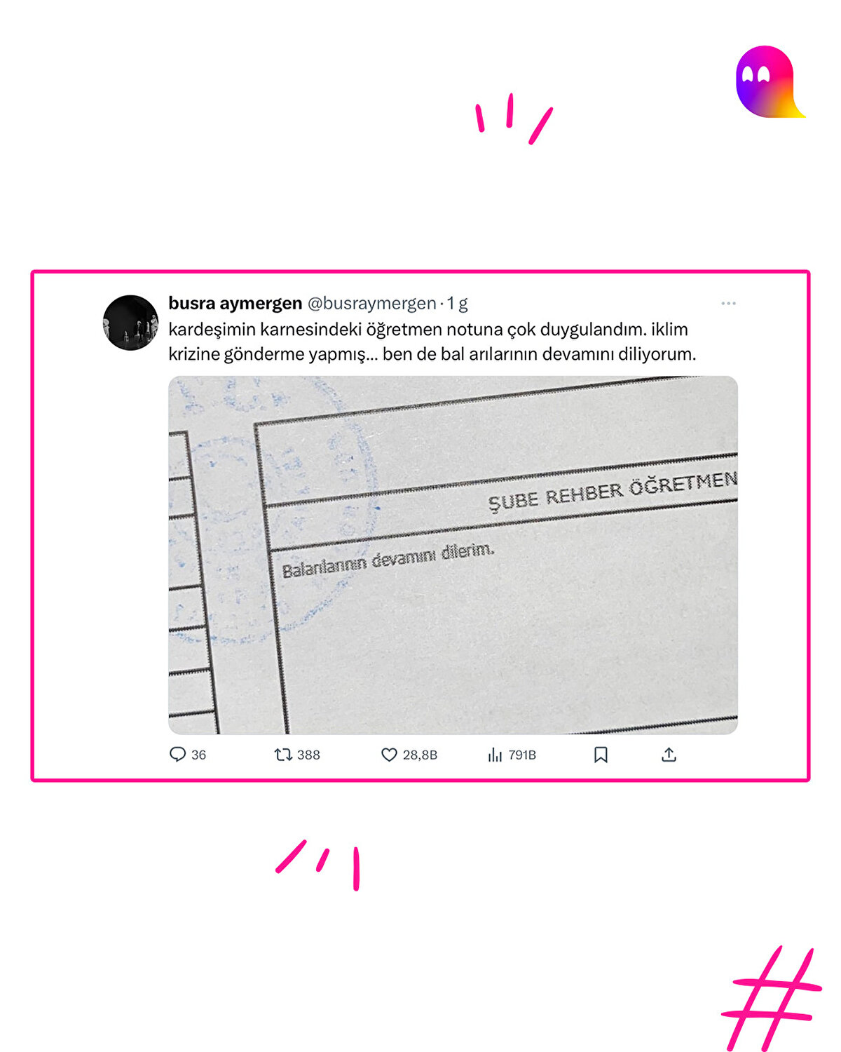 Gelmiş geçmiş en iyi karne yazıları