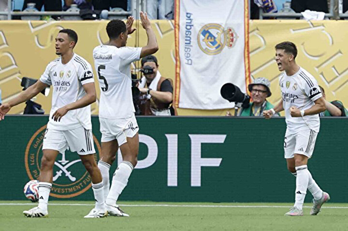 El Pais<br><br>“Atlantik'in ötesindeki sıcaklık Güler'e gülümsüyor. Açılış maçında Madrid'i hareket ettirebilen tek oyuncu olan Türk, yedek kulübesindeydi ve ancak bu kez saf bir hücum oyuncusu olarak göründü.”