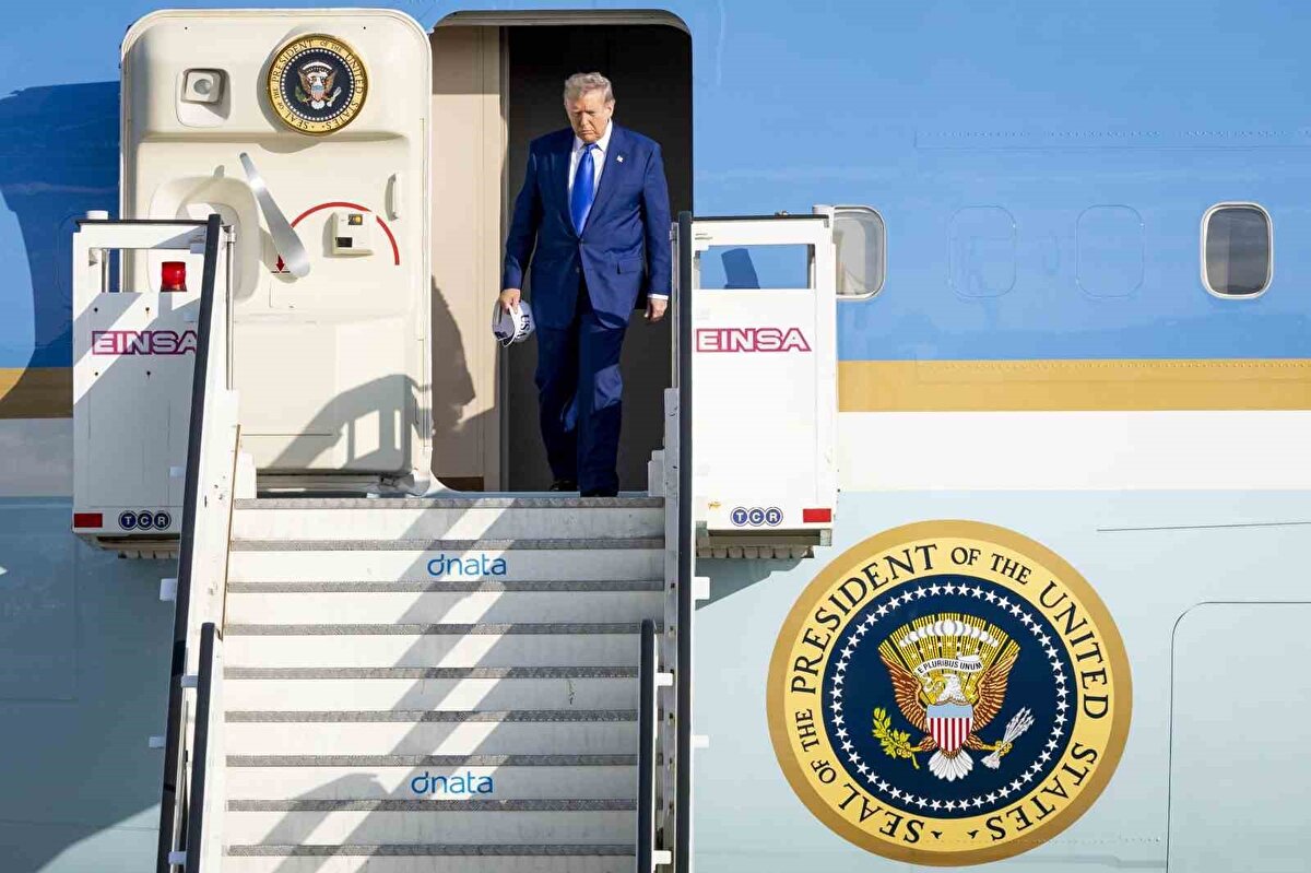 Erdoğan'ın ardından Trump da zirveye katılmak üzere Hollanda'ya geldi