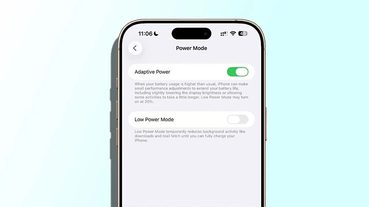 iOS 26, 9 Haziran’da düzenlenen Apple etkinliğinde tanıtıldı ve aynı gün geliştiricilere beta sürümü sunuldu. Beta güncellemesini yükleyen kullanıcılar, Apple’ın etkinlikte açıklamadığı bazı gizli özellikleri keşfetti. Bunlardan biri de yapay zeka destekli yeni güç yönetimi sistemi oldu.