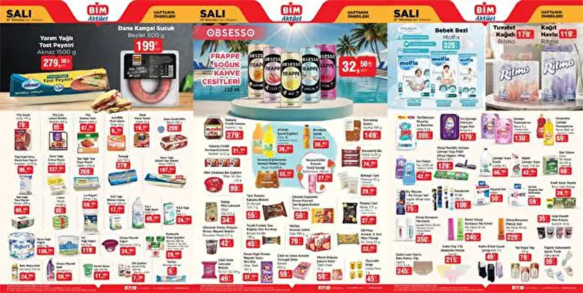 <br><br>BİM 1 Temmuz 2025 Salı Aktüel Kataloğu<br>