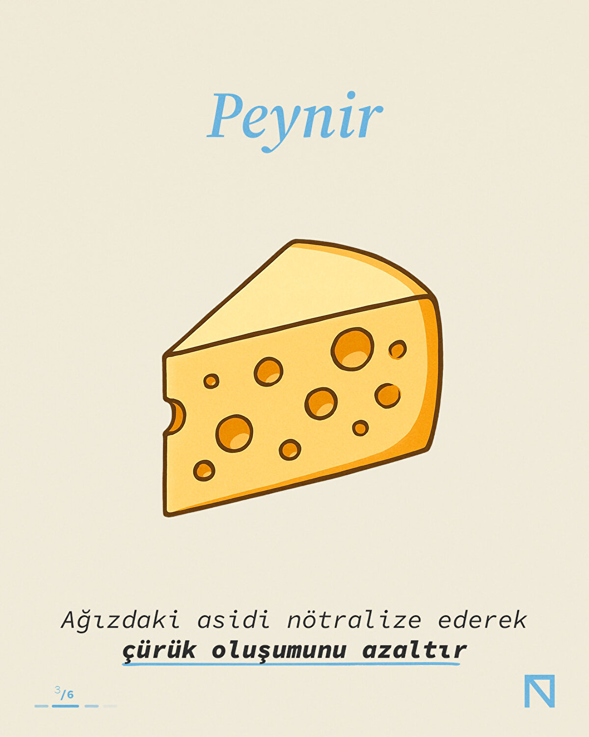 Peynir: Kalsiyum ve Fosfor Deposu

Diş hekimleri, peynirin yüksek oranda kalsiyum ve fosfor içeriği sayesinde diş minesinin onarımını desteklediğini belirtiyor. Beyaz peynir, kaşar gibi sert ve tuzsuz çeşitler, tükürük akışını artırarak ağız pH’ını nötrleştirmeye yardımcı oluyor. Bu sayede asidik atıkların diş yüzeyinde yarattığı aşınma riski düşüyor.