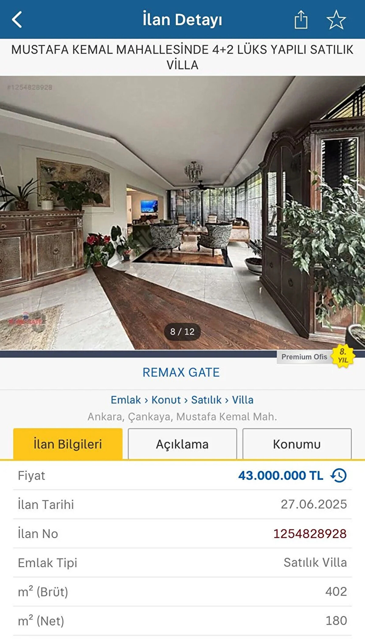 Kılıçdaroğlu'nun 38. Olağan Kurultay'da genel başkanlığı kaybetmesinin ardından siyasi temaslarını sürdürdüğü ve görüşmeler yaptığı bilinen dairenin satışı, “ihtiyaç nedeniyle” gerçekleşti.