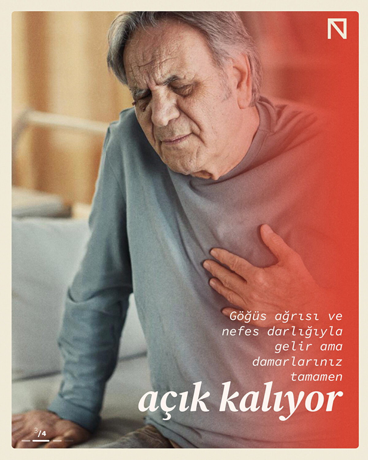 Belirtiler ve Tanı<br><br>Göğüs ağrısı, nefes darlığı, terleme ve çarpıntı şikâyetleri, akut koroner sendromu andırır. Ancak koroner anjiyografi, damar tıkanıklığı olmadığını gösterir. Elektrokardiyografi (EKG) ve troponin yükselmeleri takip edilerek stres kardiyomiyopatisi ayırıcı tanıda kesinleşir.