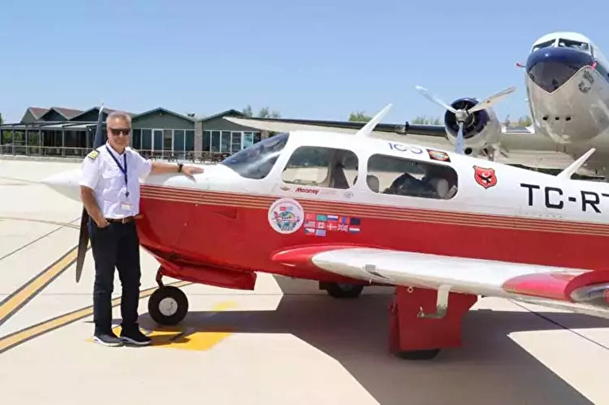 İlk kalkış meydanımız Çorlu Atatürk Havaalanı’ydı, son iniş noktamız da orası olacak. Daha sonra da Yeşilköy’e geçeceğiz. Yaklaşık 32 durağımız olacak. Toplamda 160 saat civarı havada süre geçireceğiz. Yaklaşık olarak 38-40 güne tekabül ediyor ama dediğim gibi hava şartları uygun geldiği sürece olacak. Temmuz ayını seçmemizin esprisi de bu, kutuplar dahil her yerde hava güzel oluyor. Uzun yılların istatistiklerini kontrol ettik. Yani temmuz ve ağustos iyi aylar.”