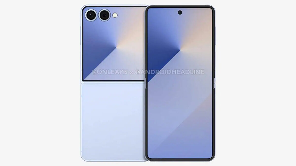 Samsung Galaxy Z Flip7, klasik Flip formunu korurken önemli tasarım güncellemeleriyle geliyor. Özellikle kapak ekranı artık daha büyük: 3.4 inçten 4.1 inçe yükseltilen bu yeni ekran, daha fazla içerik gösterimi ve gelişmiş kullanıcı deneyimi sunuyor. Ekran içerisine entegre edilen kamera çerçevesi de cihazın estetik bütünlüğünü artırıyor.