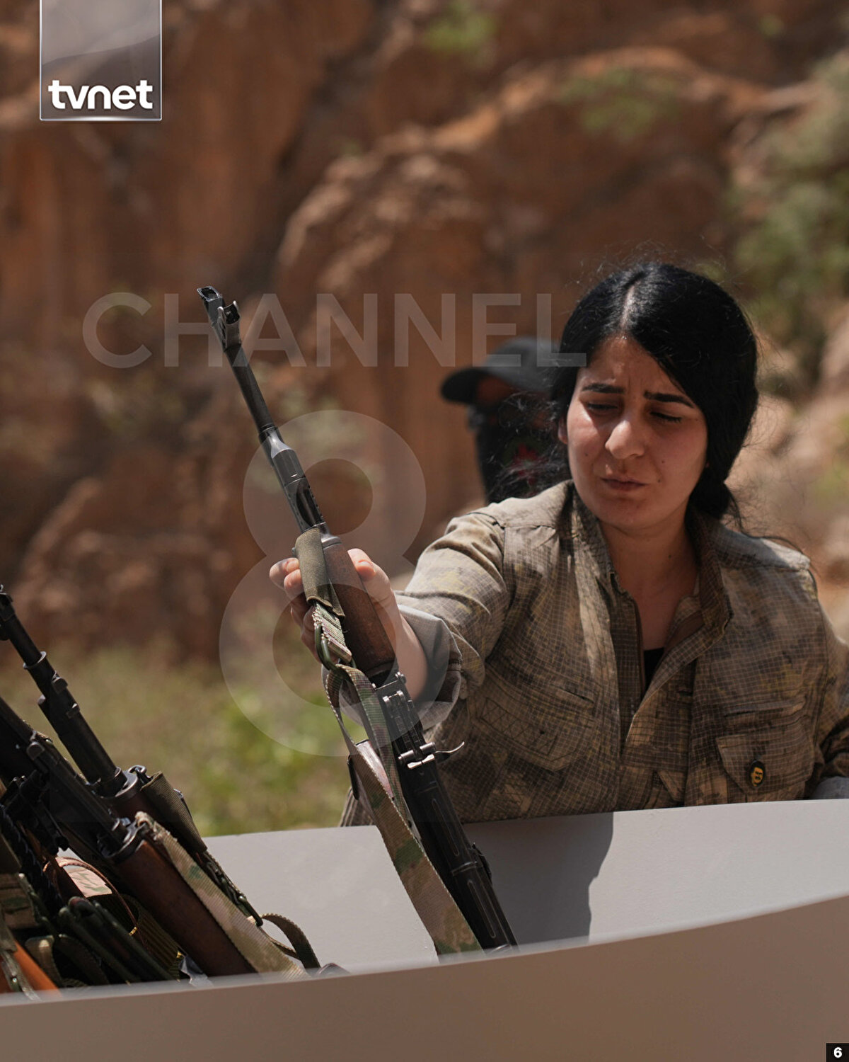 PKK'nın Silah imha töreninden ilk fotoğraflar basına servis edildi.