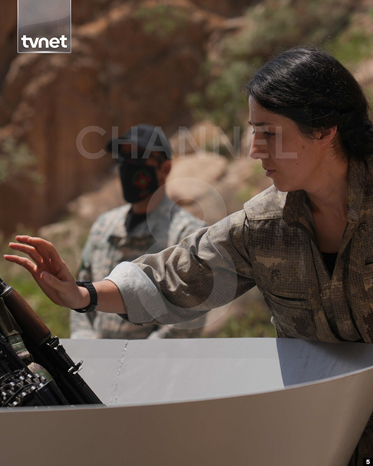 PKK'nın Silah imha töreninden ilk fotoğraflar basına servis edildi.