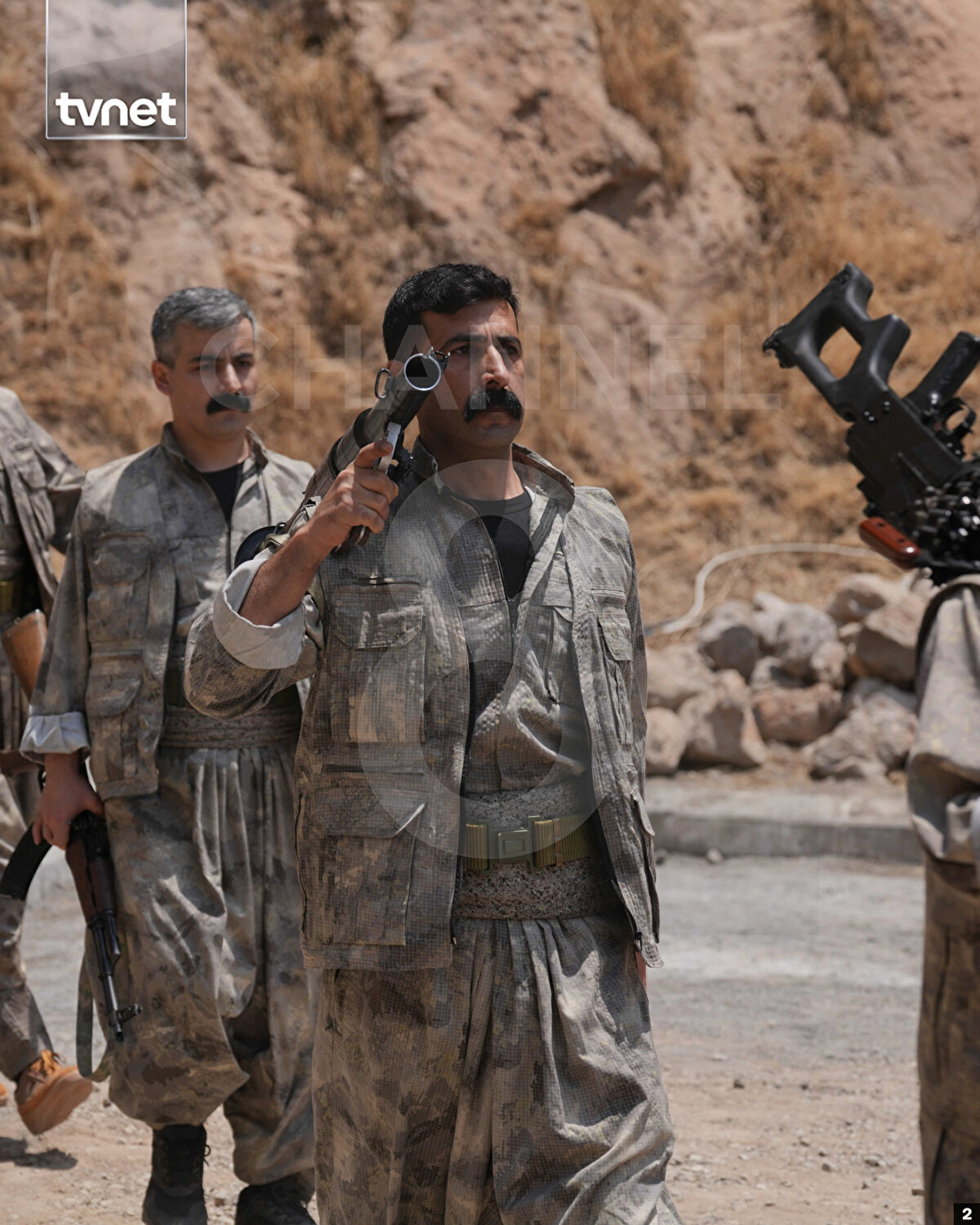 PKK'nın Silah imha töreninden ilk fotoğraflar basına servis edildi.