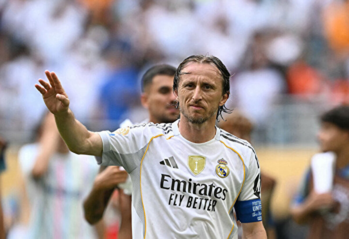 Luka Modric, son olarak Dünya Kulüpler Şampiyonası'nda forma giymişti. Hırvat yıldız bu turnuva ile Real Madrid'e veda etmişti.<br>