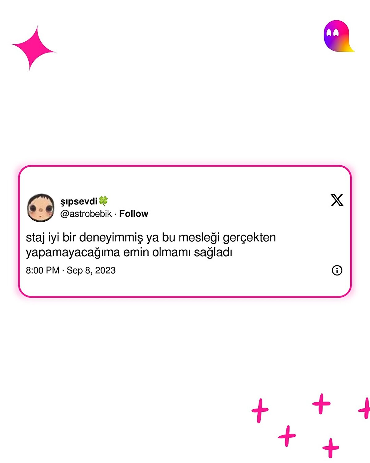 Twitter kullanıcılarının staj anıları-8