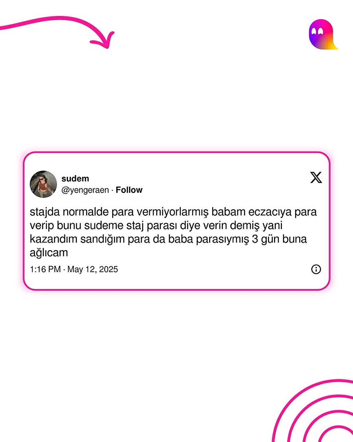 Twitter kullanıcılarının staj anıları-4