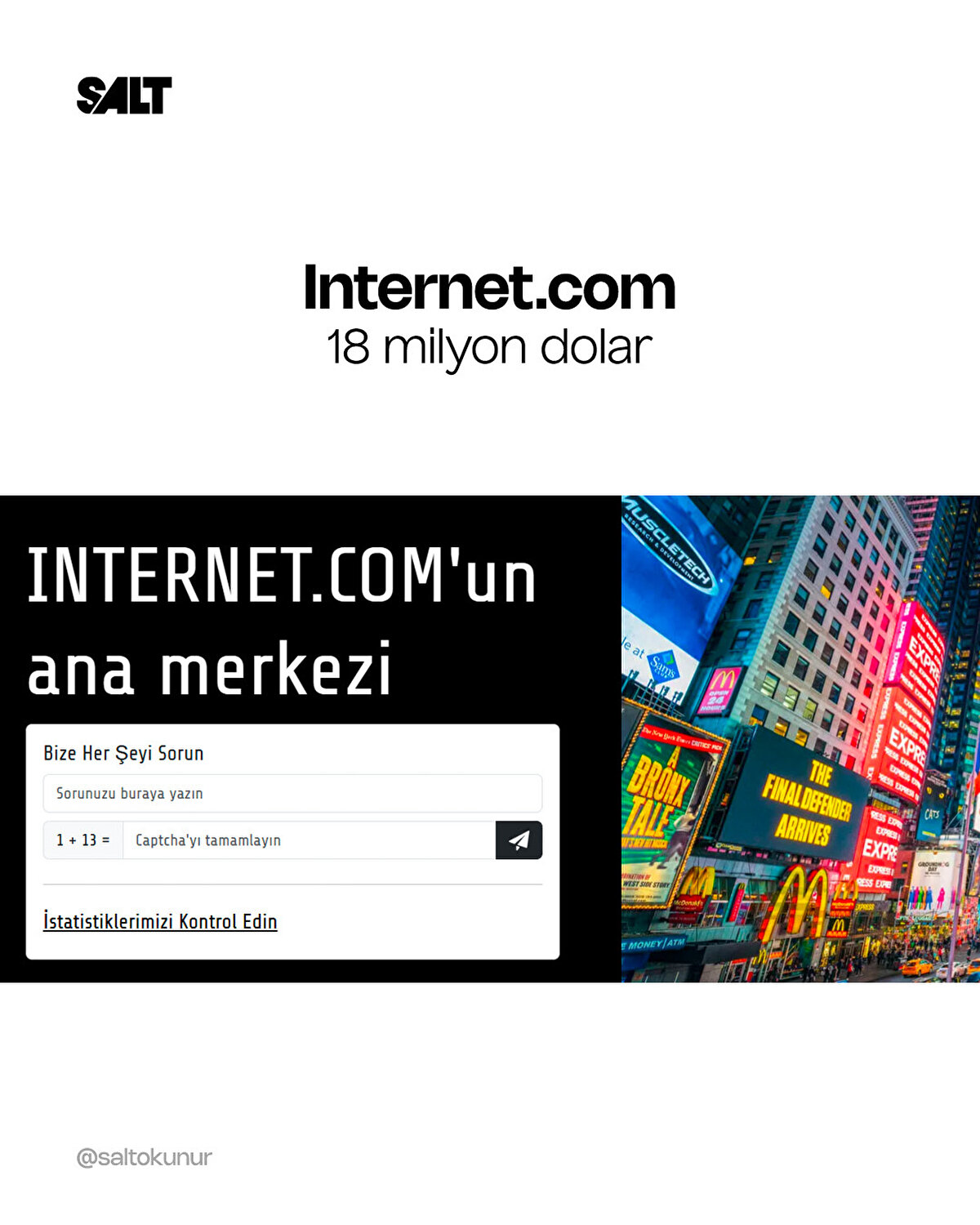 Internet.com – 18 milyon dolar