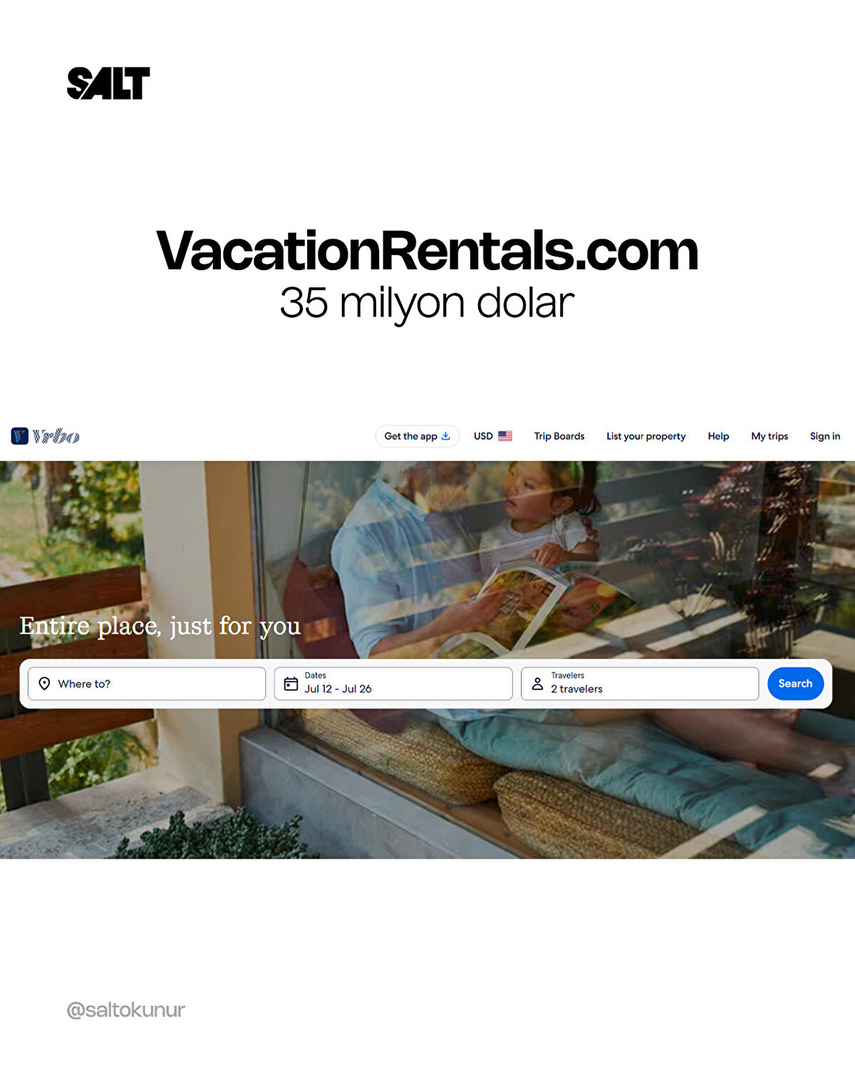 VacationRentals.com – 35 milyon dolar