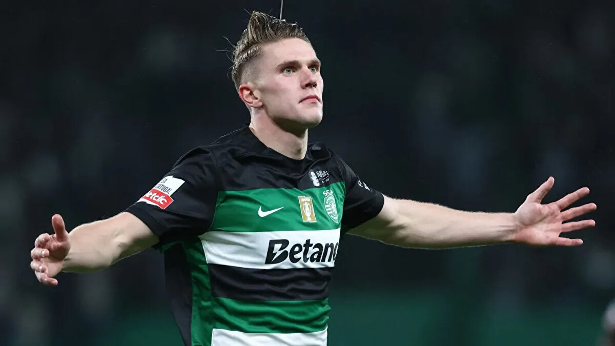 Sporting Lizbon'un İsveçli golcü oyuncusu Viktor Gyökeres'in ayrılığı gerçekleşti.<br>