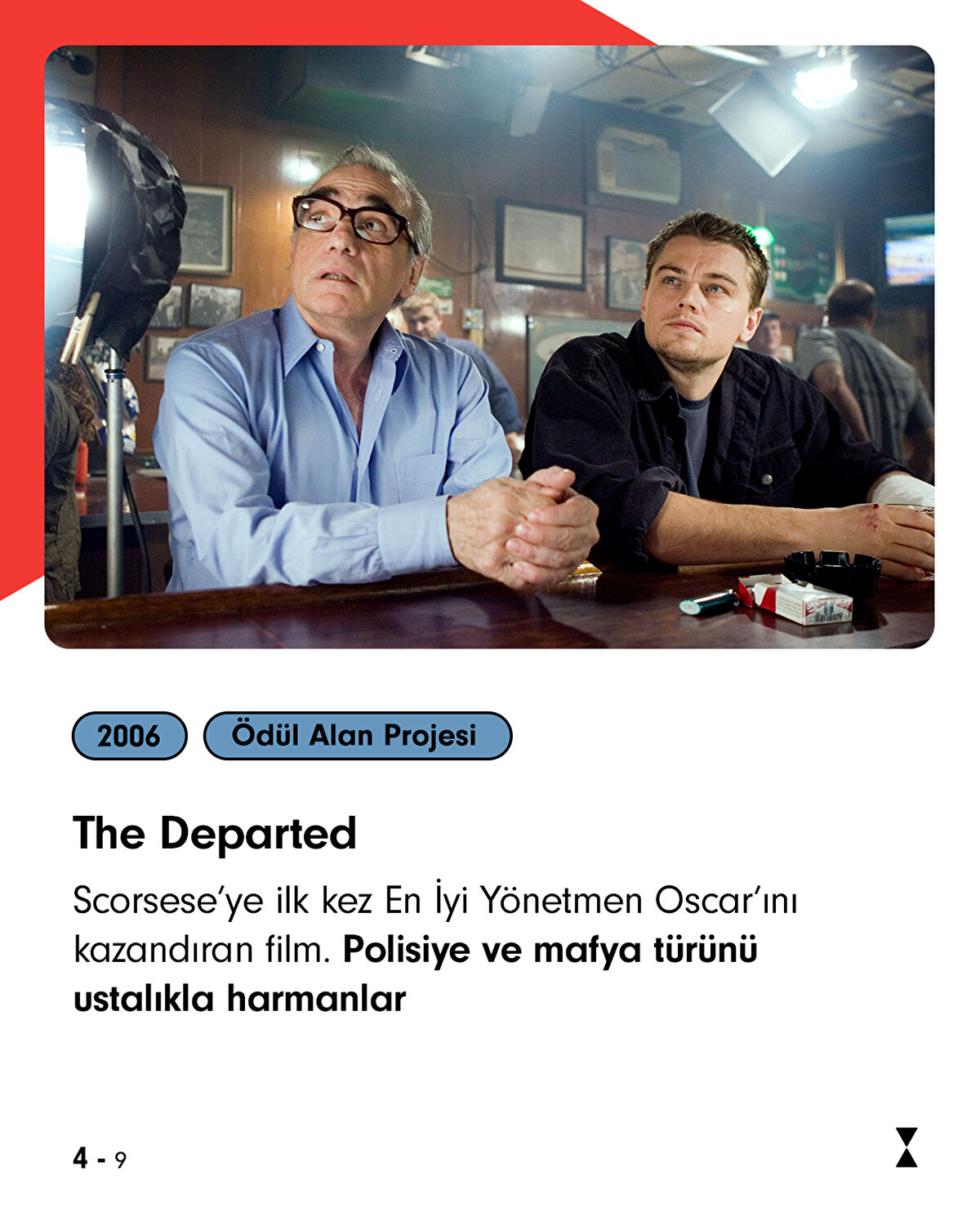 1970’lerde başlayan yönetmenlik kariyeri boyunca "Taxi Driver", "Raging Bull", "Goodfellas", "The Departed" ve "The Irishman" gibi pek çok başyapıta imza attı.