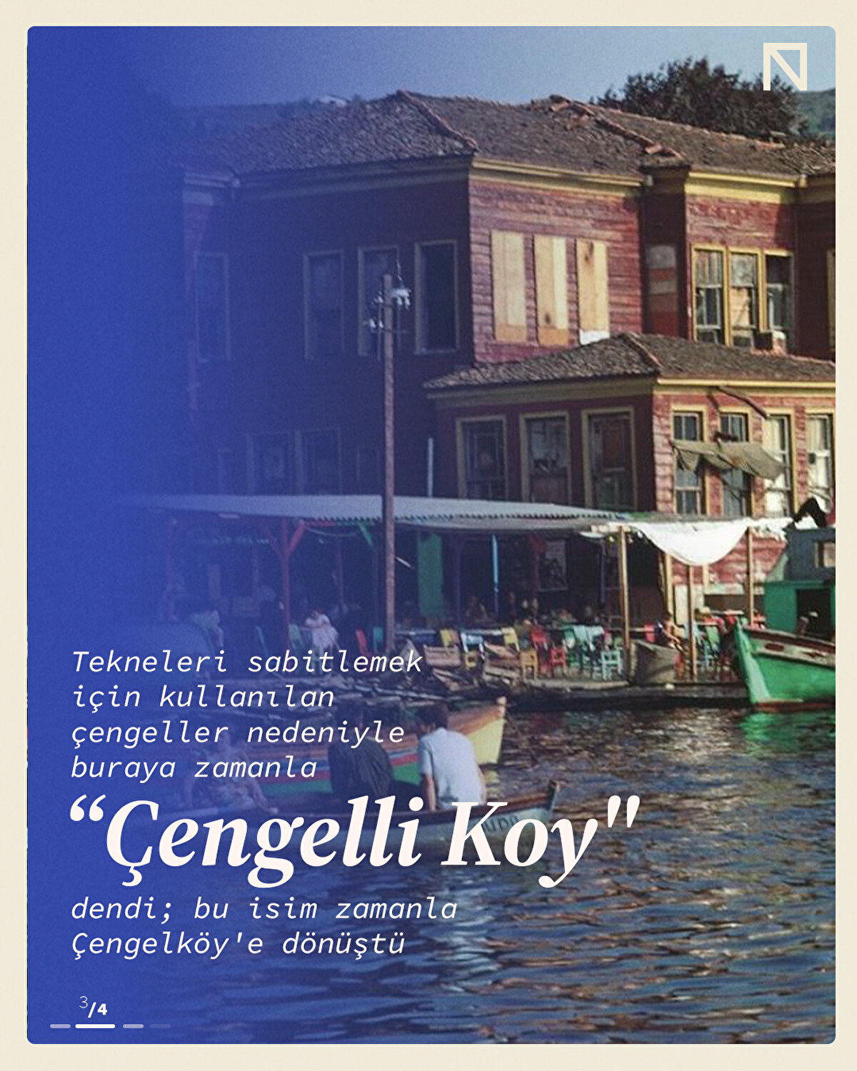 Çengelköy, yalnızca adıyla değil; camileri, çeşmeleri, yalıları ve çınar altıyla da tarihî karakterini koruyor. Semt, Boğaziçi’nin özgün ruhunu hâlâ taşıyor.