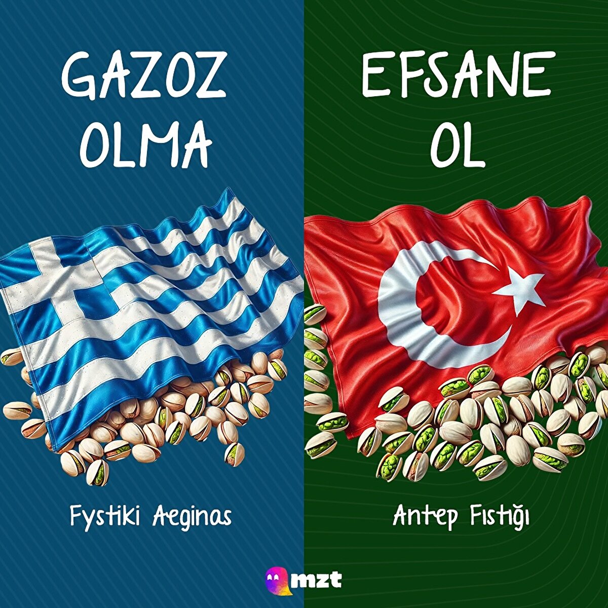 Gazoz Olma Efsane Ol- Antep fıstığı