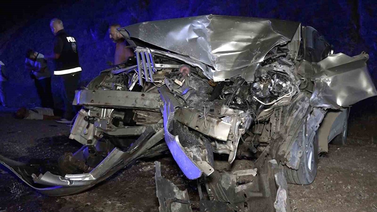 Bursa’nın Orhaneli ile Harmancık ilçeleri arasında çıkan orman yangınına yardım için yola çıkan İsa A. idaresindeki 43 U 7397 plakalı otomobil, bölgedeki çalışmalara destek vermek için yolda ilerleyen su tankerine çarptı.