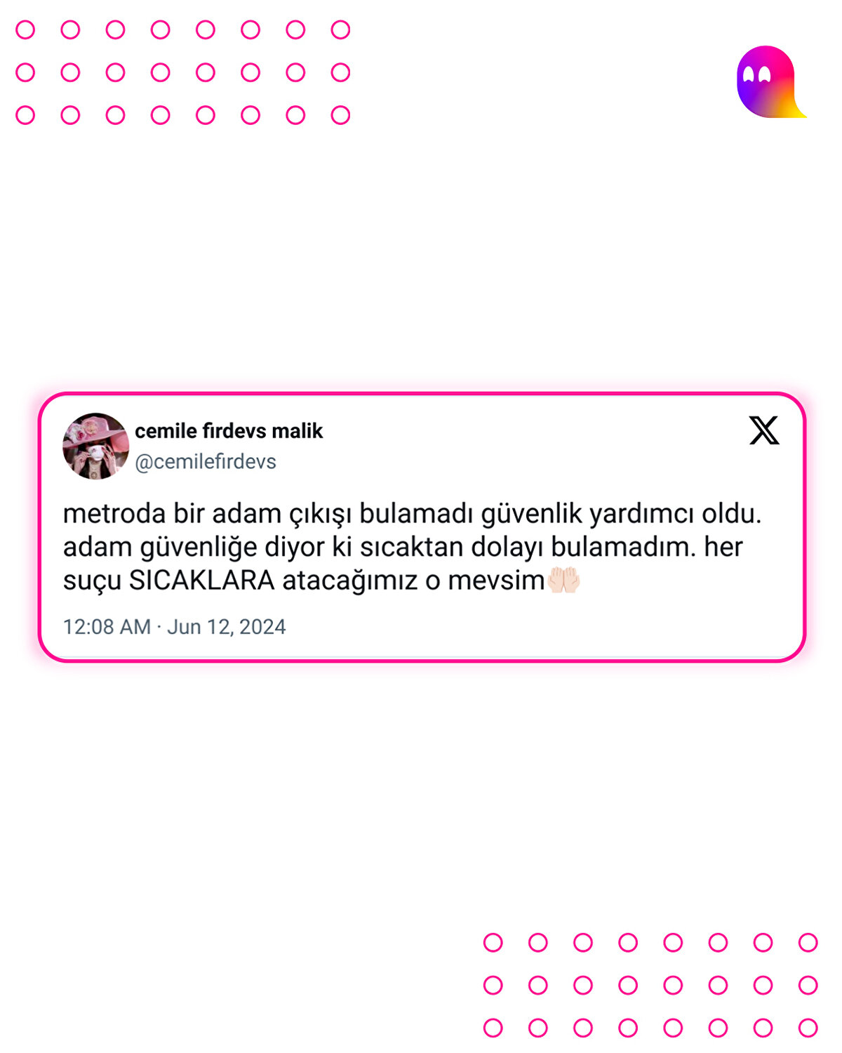 Sıcaklıklarla ilgili atılmış tweetler