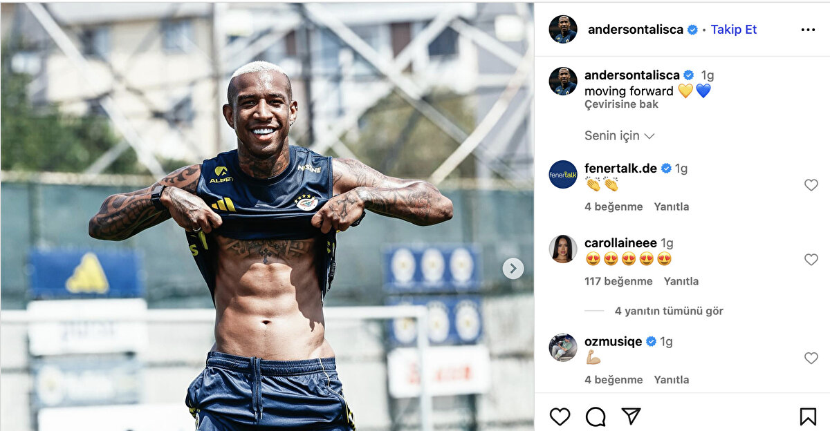 İşte o paylaşım...