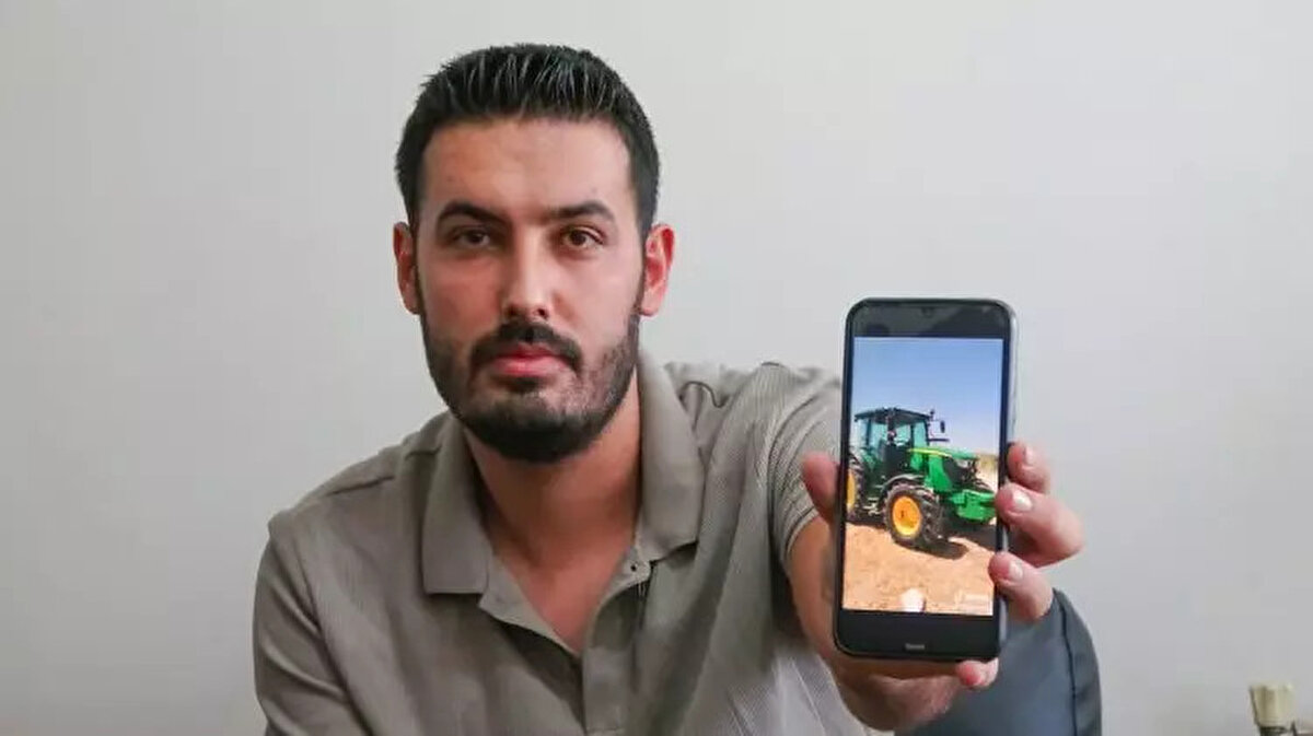 <br><br>Işık, 2,5 milyon TL'ye aldığı ve o günden beri izine rastlamadığı traktörünü, 2 hafta önce sosyal medya uygulamasında başka birinin kullandığı videolarla karşılaştı. <br>