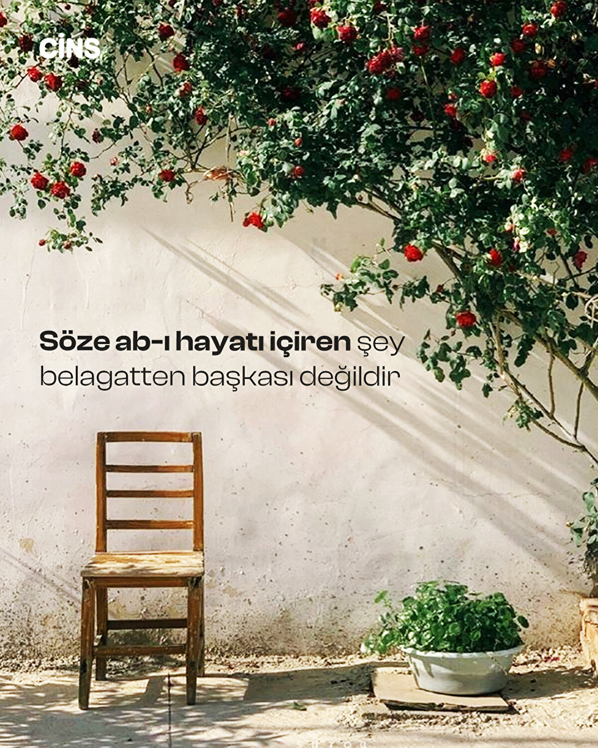 Söze ab-ı hayatı içiren şey belagatten başkası değildir