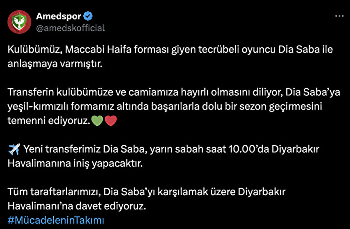 Amedspor'un bu transferi açıklamasının ardından sosyal medyada tepki mesajları gelmeye başladı. X kullanıcıları, Filistin'deki zulme rağmen İsrailli bir futbolcuya bonservis ödenerek alınmasını eleştirdi.<br>