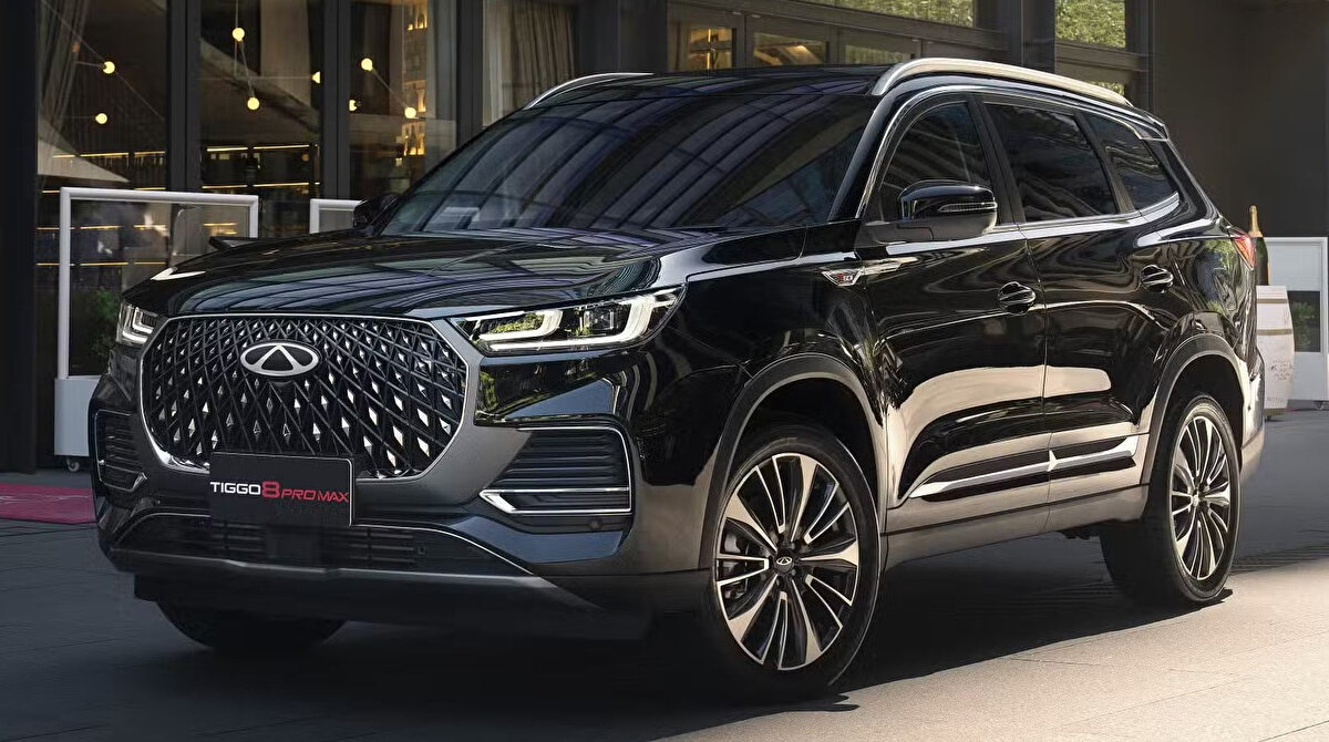 16. Chery Tiggo 8 Pro Max<br>Aylık satış: 850<br>Yıllık satış: 7.408<br>Fiyat aralığı: 2.345.000 TL – 2.750.000 TL