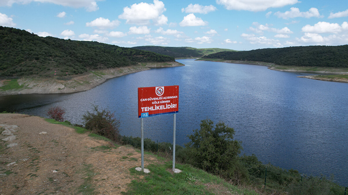 -Elmalı: %67,6<br>-Darlık: %61,68<br>-Terkos: %54,73<br>-Ömerli: %50,18<br>-Büyükçekmece: %49,51<br>-Pabucdere: %43,79<br>-Sazlıdere: %43,11<br>-Kazandere: %38,76<br>-Alibey: %34,09<br>-Istrancalar: %30,6