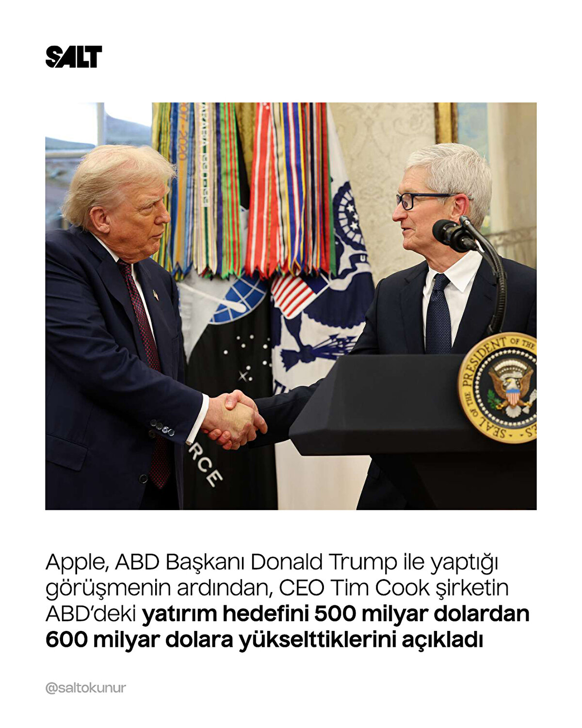 ABD'deki üretimi artırmak için 100 milyar dolarlık ek yatırım açıkladı