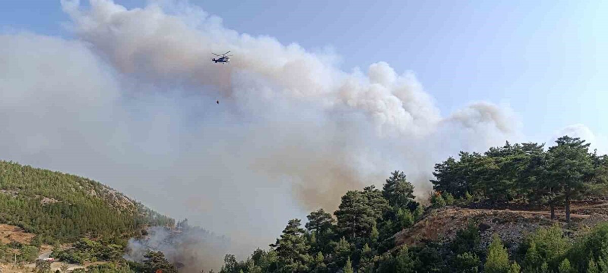 10 helikopter ile 122 araçlı ekip görevde<br>Orman Genel Müdürlüğü koordinesinde Mersin Orman Bölge Müdürlüğü’ne bağlı ekiplerin yanı sıra bölgeye Adana, Osmaniye, Hatay, Konya ve Karaman’dan de takviye gönderildi. Takviye ekiplerle birlikte bölgede şuanda 10 helikopter ve 46’su araz 122 aracın yangına müdahale ettiği bildirildi.Mersin Valisi Atilla Toros’ta bölgeye giderek yangını yerinde koordine edip, bilgi aldı.