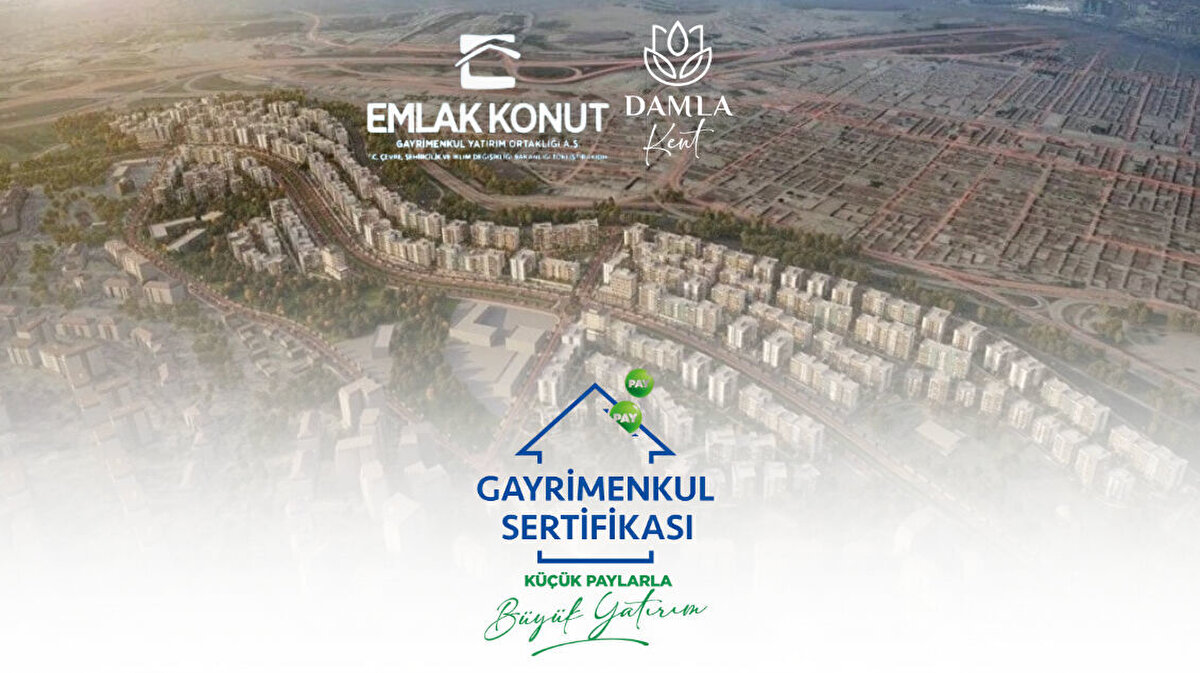 Damla Kent projesinde halka arz edilecek konutlar ve karşılık geldiği sertifika adetleri ise genel olarak şöyle: