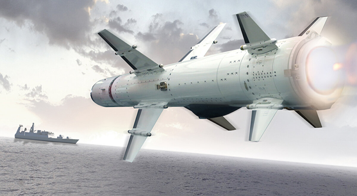 4. Atmaca Lançı Füze (Denizden Ateşlenen)<br><br>Menzil: 200+ km<br><br>Özellik: Deniz tabanlı, anti-gemi füzesi, uzun menzilli deniz hedefi vurma kabiliyeti<br><br>Durum: Milli savunma projeleri kapsamında aktif