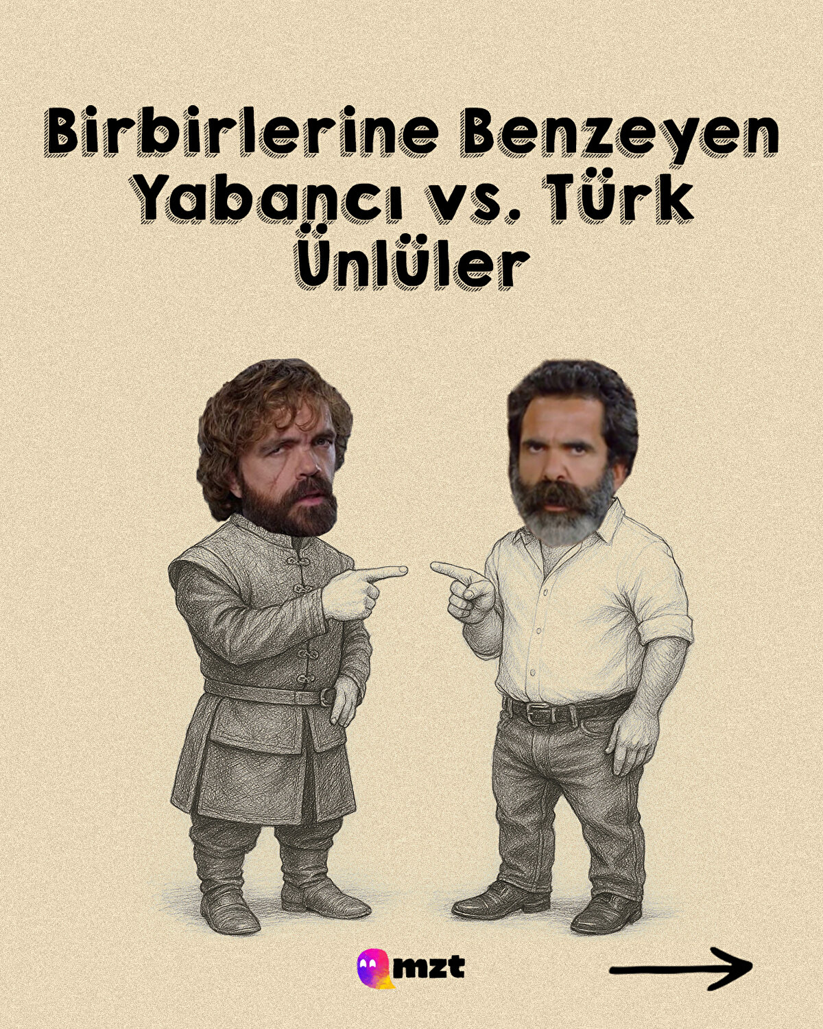 Birbirlerine benzeyen yabancı vs. Türk ünlüler