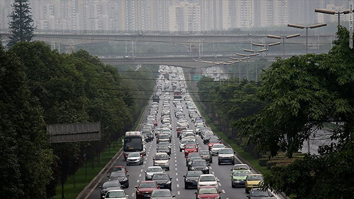 Chengdu, Çin – 77 US AQI